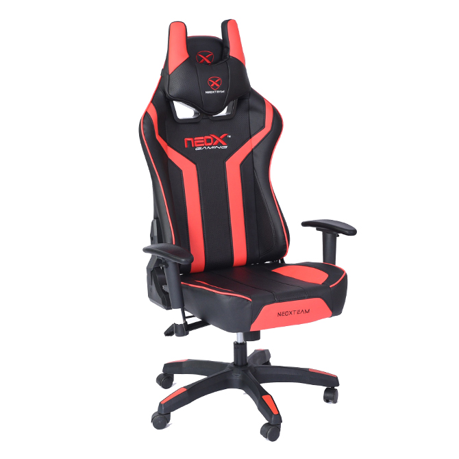 fotel gamingowy DEFENDER w kolorze czerwonym