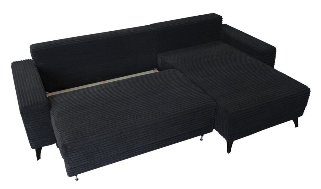 Elegancki narożnik PRADO z pojemnikiem na pościel