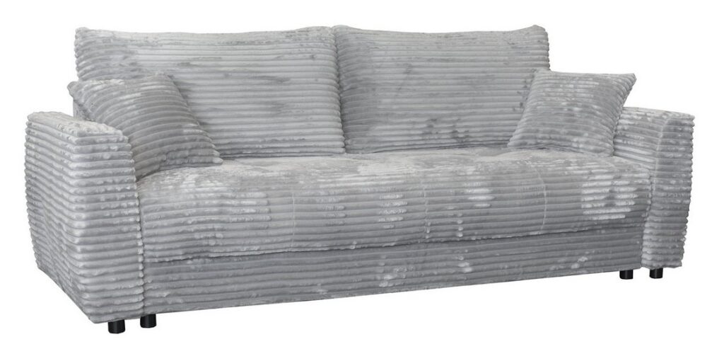 Miękka sofa z eleganckimi dodatkami.