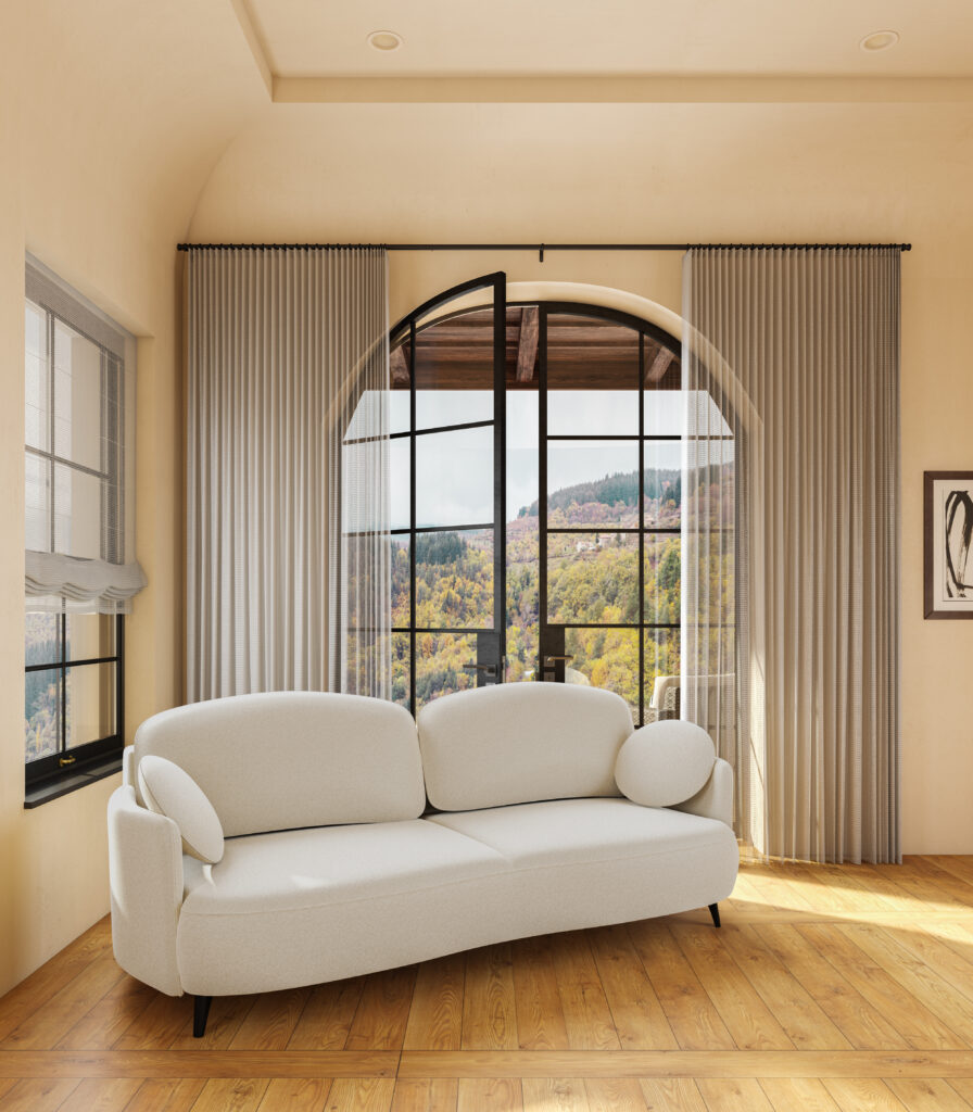 Sofa BIANKA z ergonomicznym designem i schowkiem na pościel