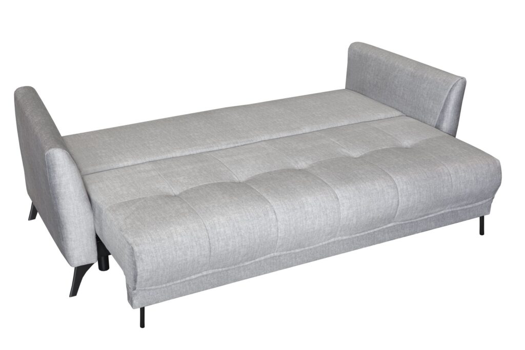 Sofa z pojemnikiem na pościel i sprężynami kieszeniowymi