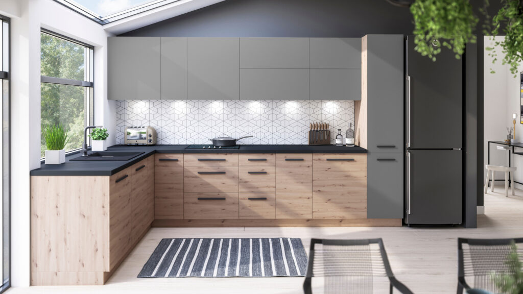 Kuchnia LANGEN dąb artisan grey