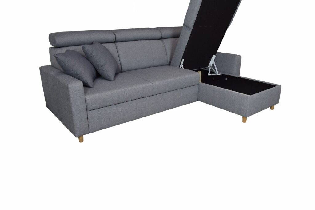 Narożnik KANKUN z pojemnikiem na pościel