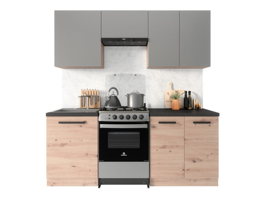 Zestaw LANGEN 200 cm. Dąb Artisan Grey