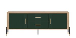 komoda DANTE 01 RTV zielona