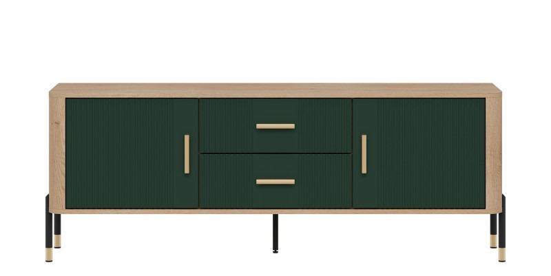 komoda DANTE 01 RTV zielona