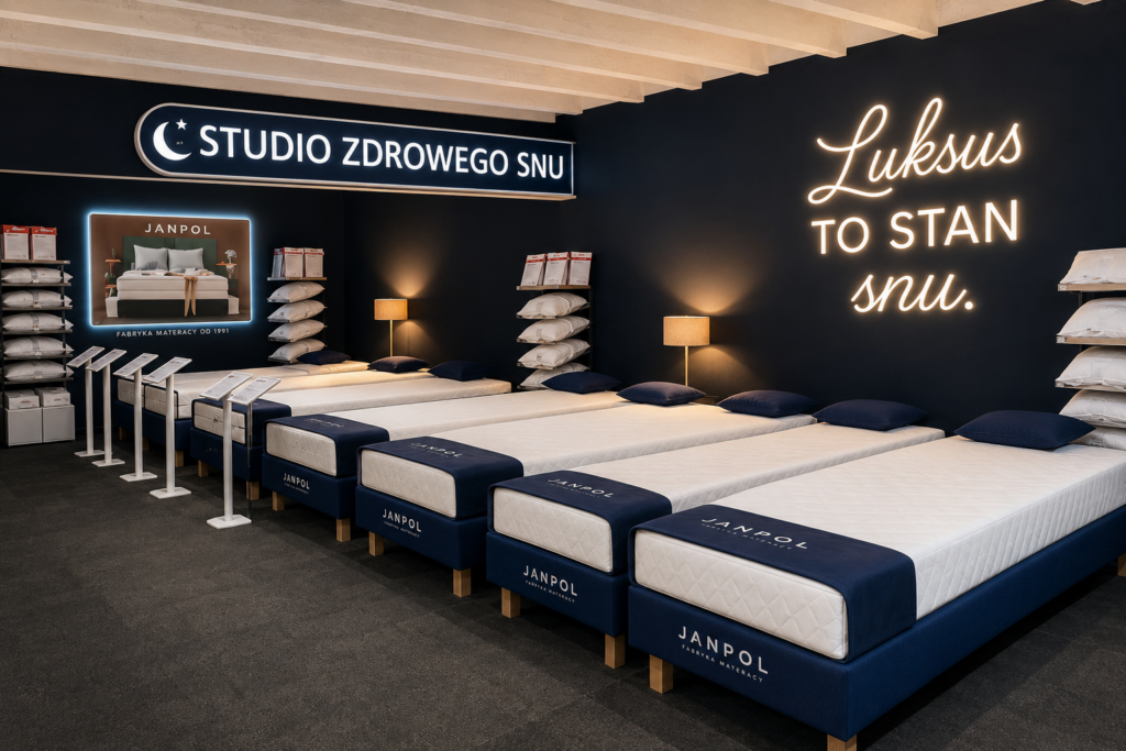 Studio Zdrowego Snu i ekspozycja materacy w salonie Mebel Lux Oświęcim – materace do przetestowania przed zakupem